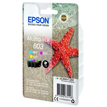 Epson C13T03U54010 oriģinālā tintes kasetne 3 gab. komplekts Ciāna, Fuksīns, Dzeltena (Standard Yield)