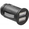 Goobay Dual-USB Auto lādētājs 24 W Melns Ātrā uzlāde ar Aizsardzību pret Pārslodzi