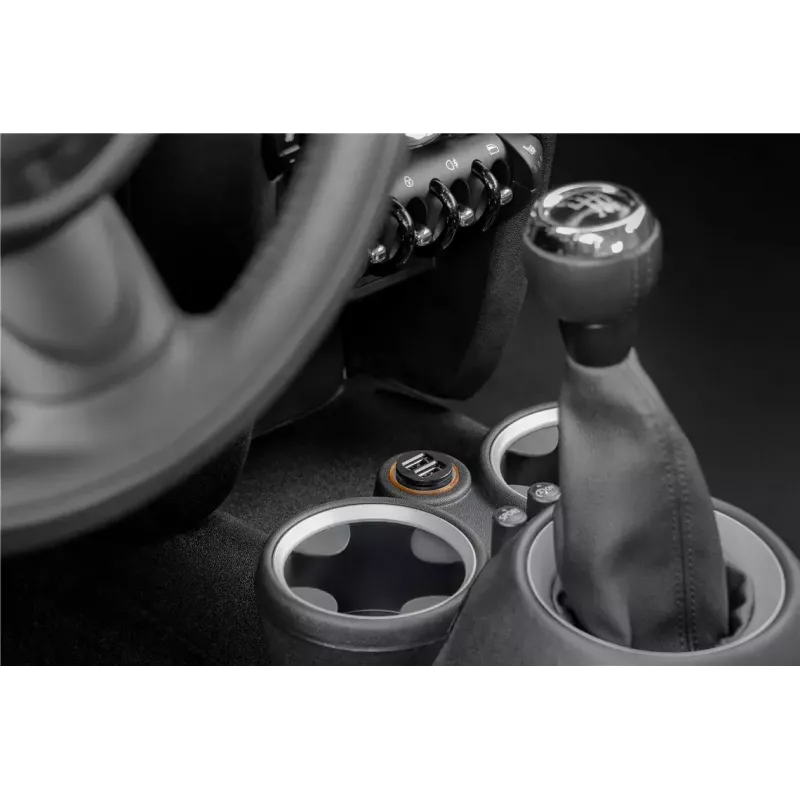 Goobay Dual-USB Auto lādētājs 24 W Melns Ātrā uzlāde ar Aizsardzību pret Pārslodzi