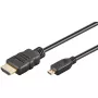 HDMI kabelis Goobay High Speed Micro 4K @ 60 Hz 1,5 m