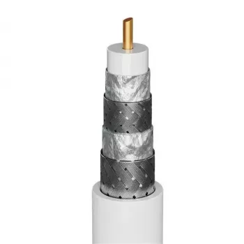 Koaksiālais kabelis Wentronic 70664 2m F Melns