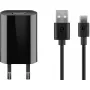 Lādētāja komplekts Goobay USB-C 5W ar kabeli 1m Melns