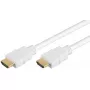 HDMI kabelis Goobay 61018 1m HDMI Type A vīrietis-vīrietis 18 Gbit/s Balts