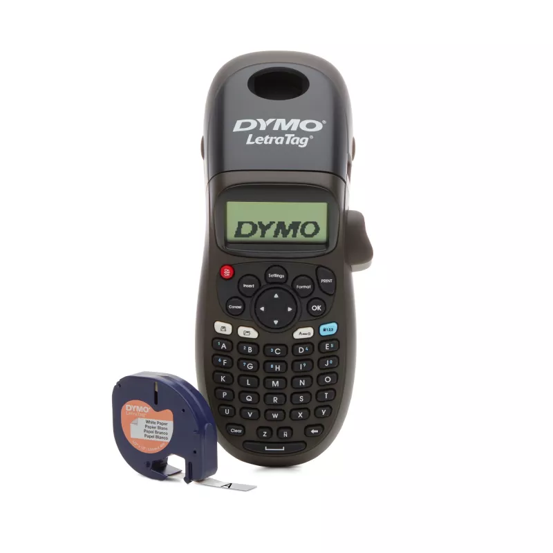 DYMO LetraTag LT-100H etiķešu printeris, melns
