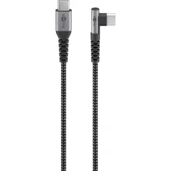 Goobay USB C kabelis USB 2.0 2m melni pelēks