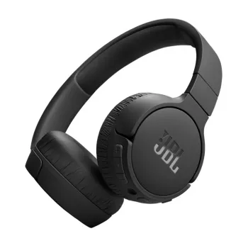 JBL Tune 670 NC austiņas ar vadu un bezvadu, Bluetooth, USB-C, melnas