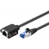 Tīkla kabelis WENTRONIC Goobay 65644 Cat6a S/FTP (S‑STP) 3 m RJ‑45–RJ‑45 Melns