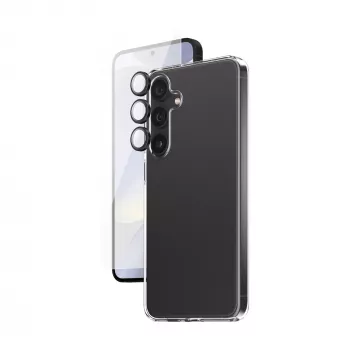 PanzerGlass SAFE. by ® 3-in-1 komplekts Samsung Galaxy S24+ – ekrāna aizsargs, TPU maciņš un kameras aizsargs