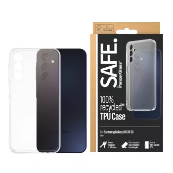 PanzerGlass SAFE. by ® TPU Maciņš Samsung Galaxy A15 | A15 5G | Caurspīdīgs