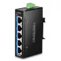 Trendnet TI-GLC50 neparvaldāms rūpnieciskais Gigabit Ethernet slēdzis, 5 porti, melns