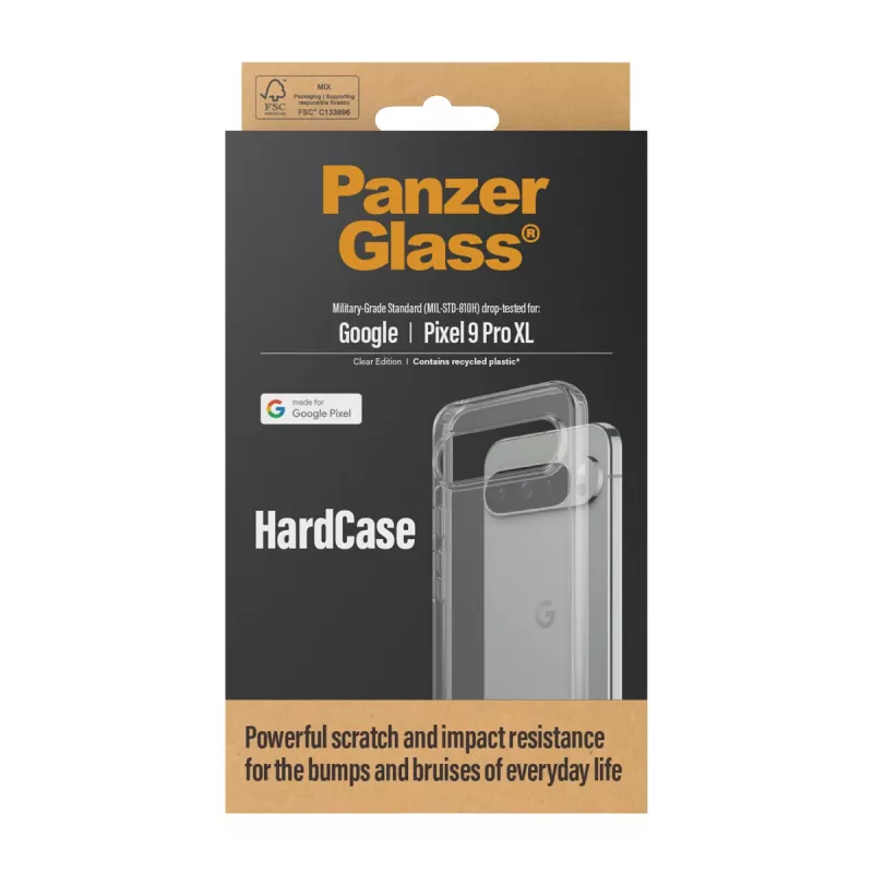 PanzerGlass ® HardCase Caurspīdīgs Google Pixel 9 Pro XL