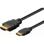 Goobay HDMI kabelis 3m Type A Type C 48 Gbit/s Melns