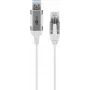 Tīkla kabelis Goobay 74384 USB 3.0 Type A – RJ45 15m Balts
