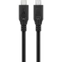 USB kabelis Goobay 74196 USB4 Gen 2x2 1,5m USB-C melns