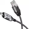 Goobay 74402 Kabeļa dzimuma mainītājs USB 3.1 Type A RJ45 1.5m Melns Sudrabs