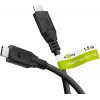 USB kabelis Goobay 74184 USB4 Gen 2x2 1,5m USB C Melns