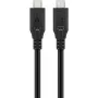 USB kabelis Goobay 74184 USB4 Gen 2x2 1,5m USB C Melns