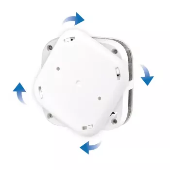 Dūmu detektors LOGILINK SC0018 — fotoelektrisks, bezvadu, ar 10 gadu bateriju, 76×28.5 mm