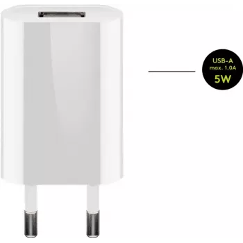 Lādētāja komplekts Goobay 5W Apple Lightning iekštelpu tīkla lādētājs