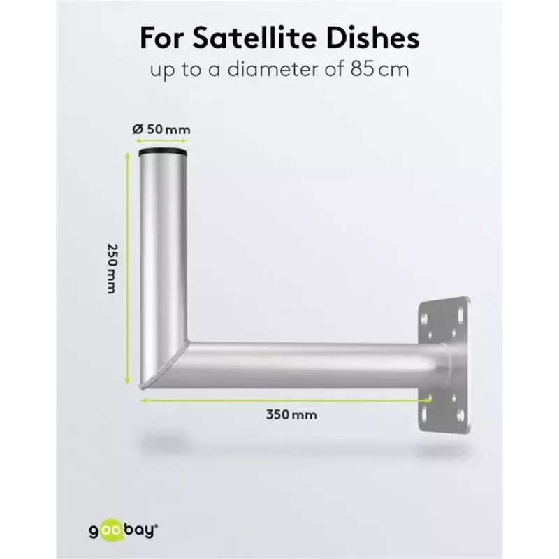 Satelītantena sienas kronšteins Goobay 67301