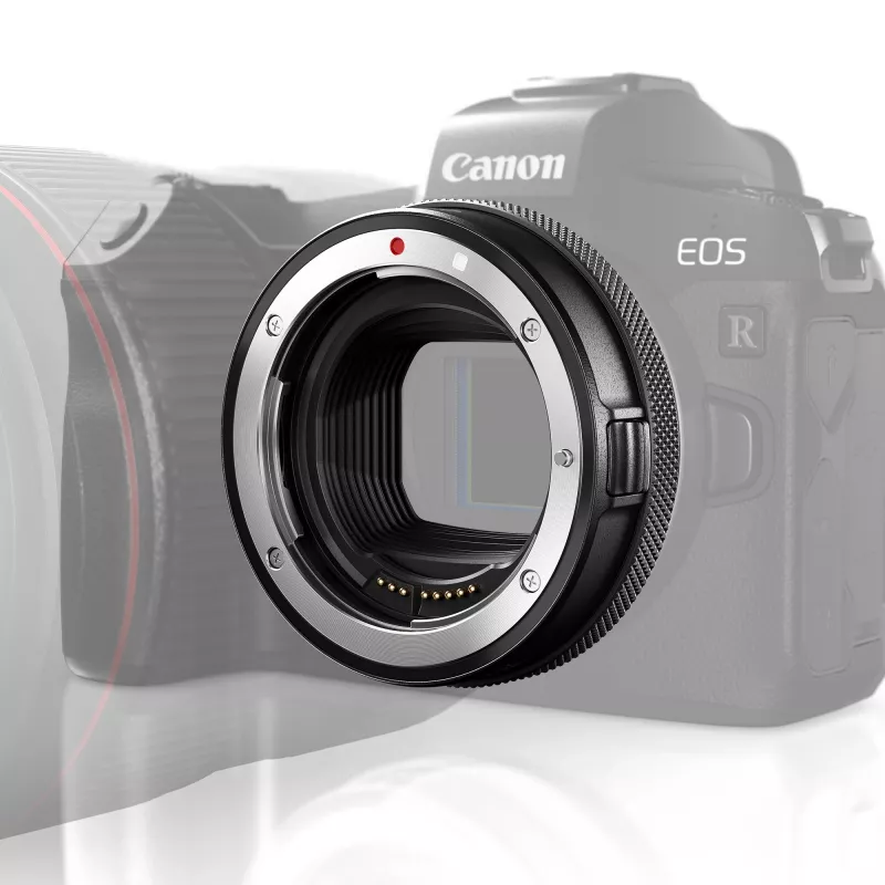 Adapteris Canon EF-EOS R ar vadības gredzenu