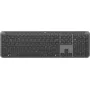 Logitech K950 Signature Slim Office tastatūra RF bezvadu Bluetooth QWERTY Dāņu Somu Zviedru Norvēģu Grafīts