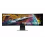 Samsung G95SC dators monitors 124.5 cm (49 colli) 5120 x 1440 pikseļi Dual QHD OLED Sudrabs