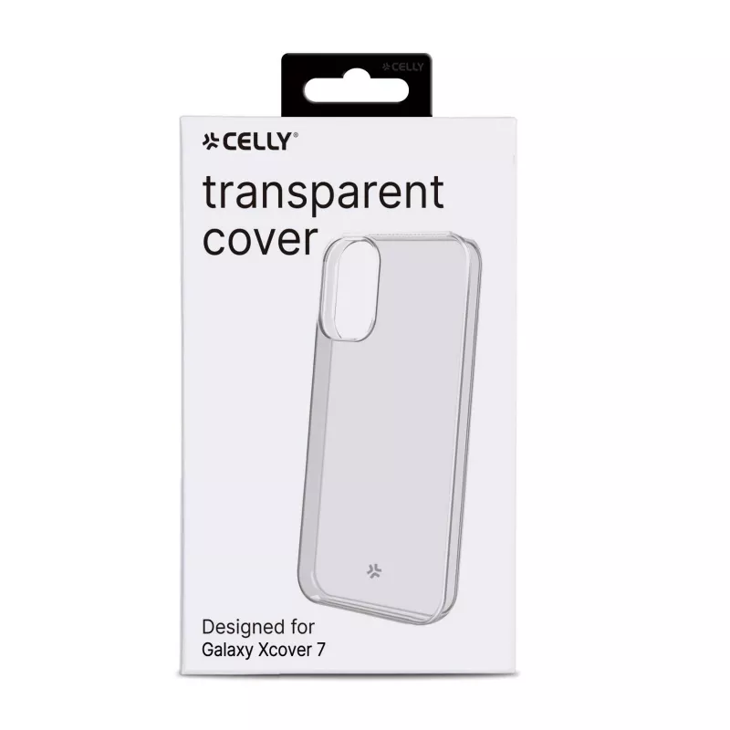 Celly Galaxy Xcover 7 caurspīdīgs monohromatisks vāciņš