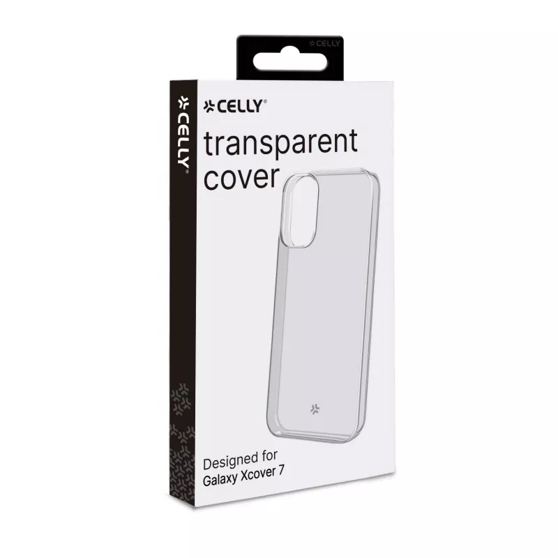 Celly Galaxy Xcover 7 caurspīdīgs monohromatisks vāciņš