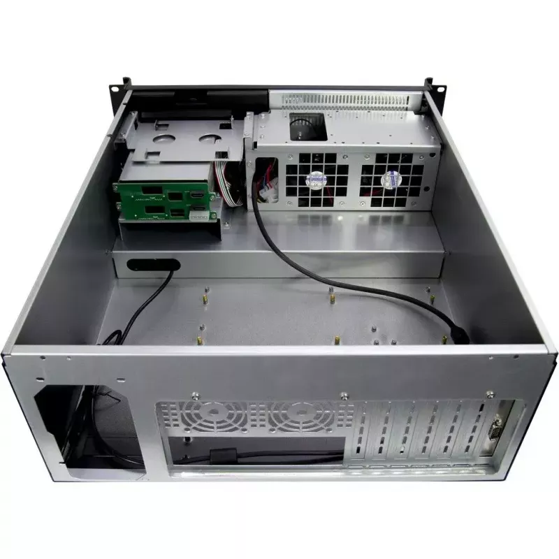Servera korpuss Inter-Tech 4U 4452-TFT Rack Melns