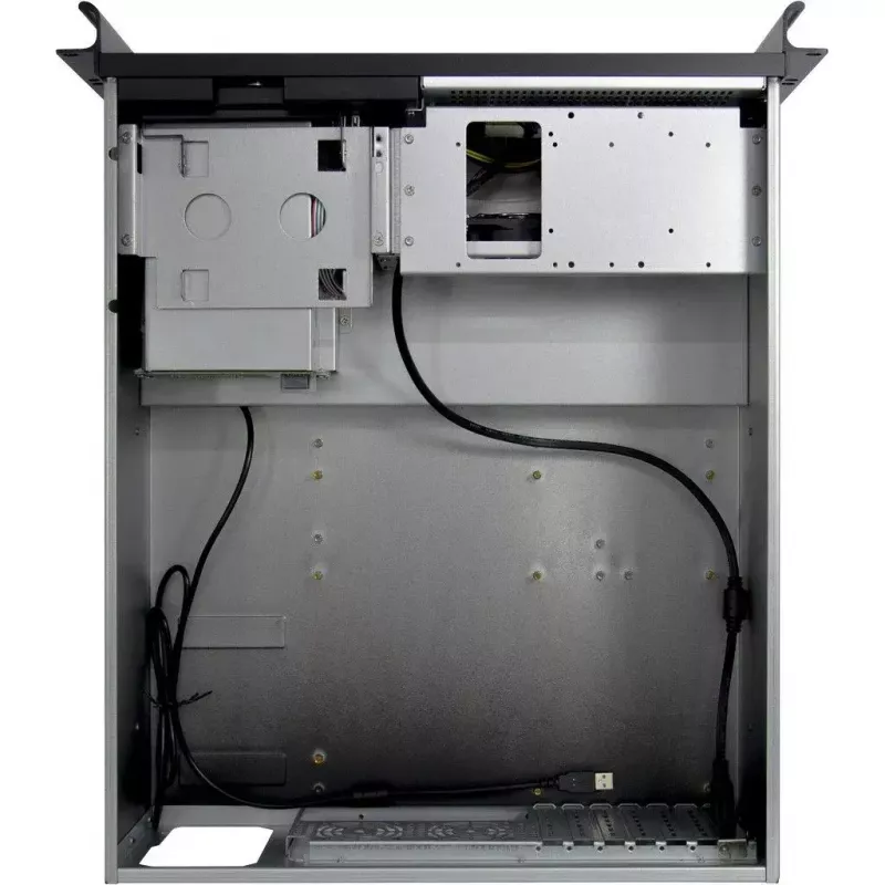 Servera korpuss Inter-Tech 4U 4452-TFT Rack Melns