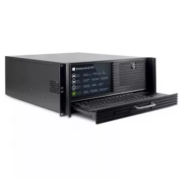 Servera korpuss Inter-Tech 4U 4452-TFT Rack Melns
