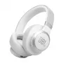 JBL Live 770NC Bezvadu austiņas uz auss, balss/mūzika, Bluetooth, baltas