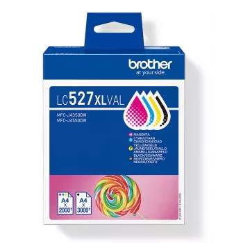 Brother LC-527XLVAL Multipack krāsu kasetnes MFCJ4350DW/4550DW