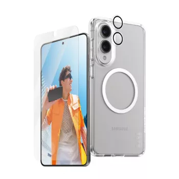 Aizsargstiklu komplekts PanzerGlass CARE Flagship Samsung S25 Edge — 3-in-1