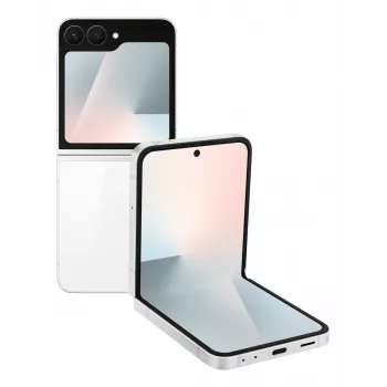 Samsung Galaxy Z Flip7 FE, 17 cm (6.7 collu), 2640 x 1080 pikseļi, 8 GB, 128 GB, 50 MP, Balts