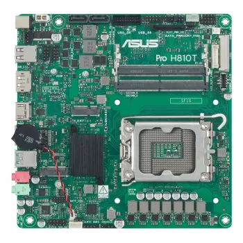 Mātesplate ASUS Pro H810T-CSM Intel H810 LGA 1851 mini ITX DDR5 128GB