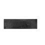 CHERRY KW 9100 SLIM klaviatūra, bezvadu RF + Bluetooth, AZERTY franču, melna