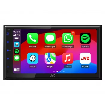 JVC KW-M695DBW auto mediju uztvērējs Melns Wi-Fi 200 W Bluetooth