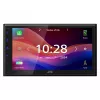 JVC KW-M695DBW dubultā DIN multivides uztvērējs automašīnai, Android Auto, Apple CarPlay, DAB+ radio, atpakaļskata kameras pieslēgums