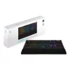 Mehāniskā spēļu tastatūra MSI STRIKE PRO WIRELESS — pilnizmēra, USB + Bluetooth, RGB, QWERTY US, melna