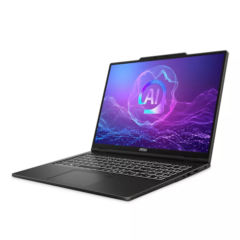 MSI VenturePro A16 AI+ A3HWEG-003 portatīvais dators, AMD Ryzen AI 7 350, 16 collu 2K OLED (2048x1280, 120 Hz), 16 GB RAM, 1 TB SSD, NVIDIA GeForce RTX 5050 8 GB, Windows 11 Home