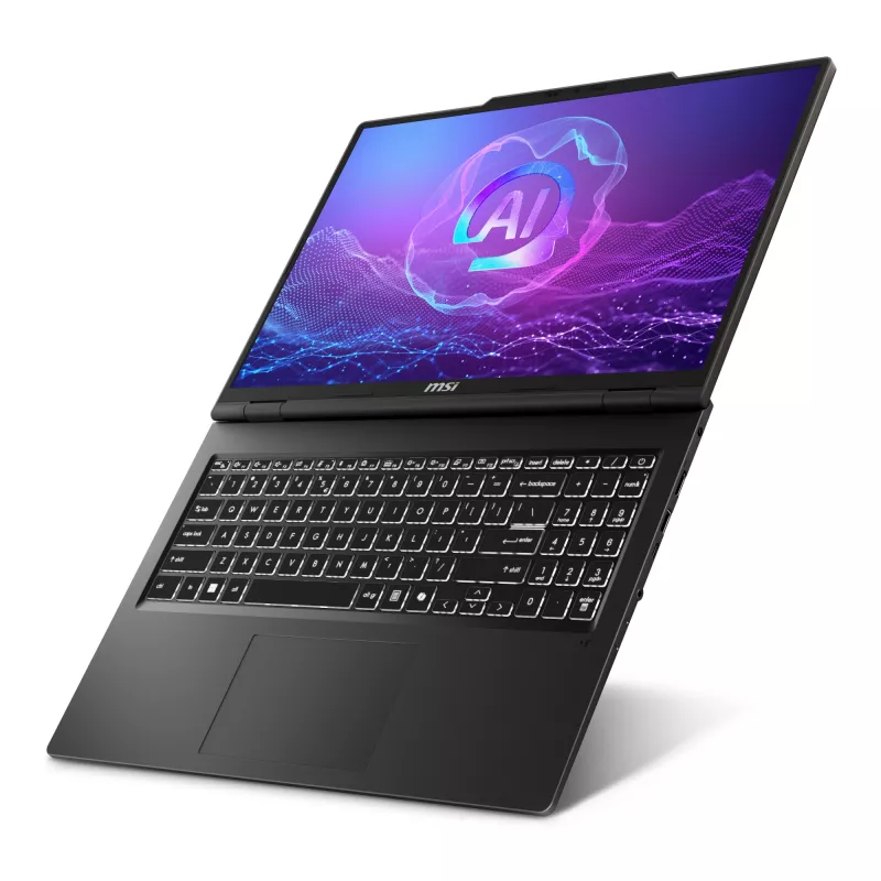 MSI VenturePro A16 AI+ A3HWEG-003 portatīvais dators, AMD Ryzen AI 7 350, 16 collu 2K OLED (2048x1280, 120 Hz), 16 GB RAM, 1 TB SSD, NVIDIA GeForce RTX 5050 8 GB, Windows 11 Home