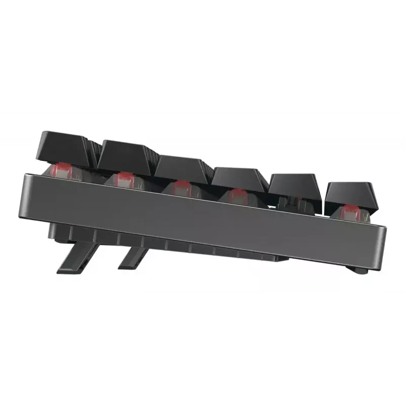 Mehāniskā spēļu tastatūra CHERRY XTRFY Cherry MX 8.2 TKL Wireless — Tenkeyless, QWERTZ, USB + RF + Bluetooth, RGB, Melna