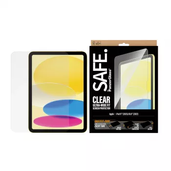 PanzerGlass SAFE. by ® Ekrāna aizsargs iPad 11 collu (2025-2026) | 10.9 collu (2022) | Ultra-Wide Fit ar Fastfit instrumentu