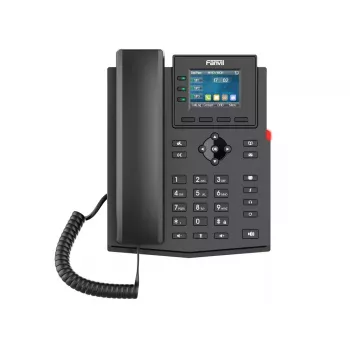 IP telefons Fanvil X303-2 Melns 4 līnijas LCD Vadu klausule