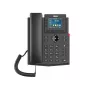IP telefons Fanvil X303-2 Melns 4 līnijas LCD Vadu klausule