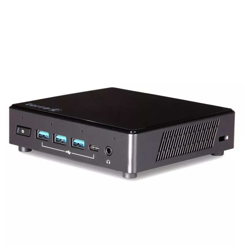 TERRA PC-Micro 3100 Silent Greenline Intel® Celeron® N5100 8 GB DDR4-SDRAM 240 GB SSD Windows 11 Pro Micro PC Melns