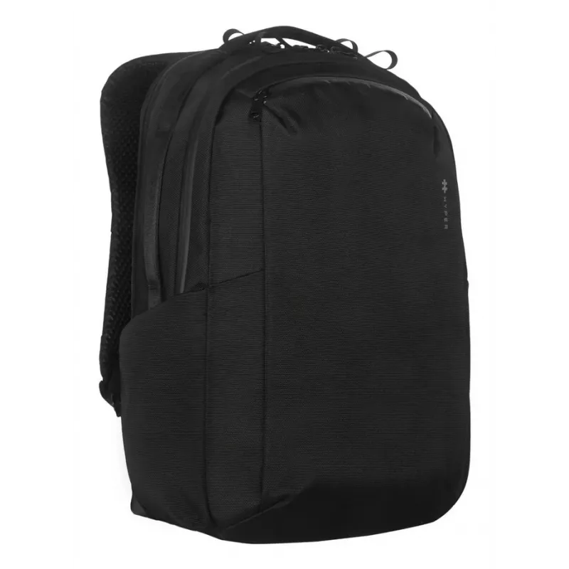Mugursoma HYPER HyperPack HP21PBKGL klēpjdatoriem līdz 40,6 cm (16 collas) — melna, PET/Polyester