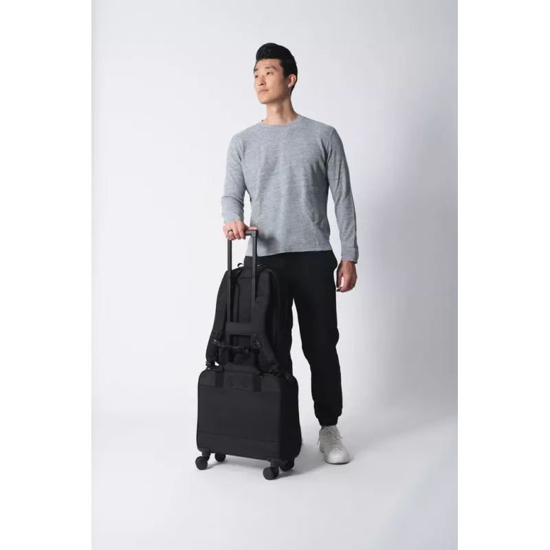 Mugursoma HYPER HyperPack HP21PBKGL klēpjdatoriem līdz 40,6 cm (16 collas) — melna, PET/Polyester